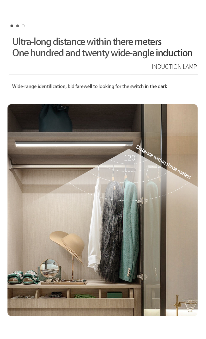 Stick-anywhere 3.7V Modern 80 Indoor Motion Sensor Led Lights with DC5V Input Voltage