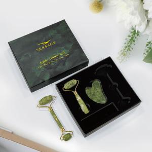Quality Customized Logo Premium Green Cardboard Lid Top Cover And Bottom Luxury Cosmetic Packaging Gift Box wholesale