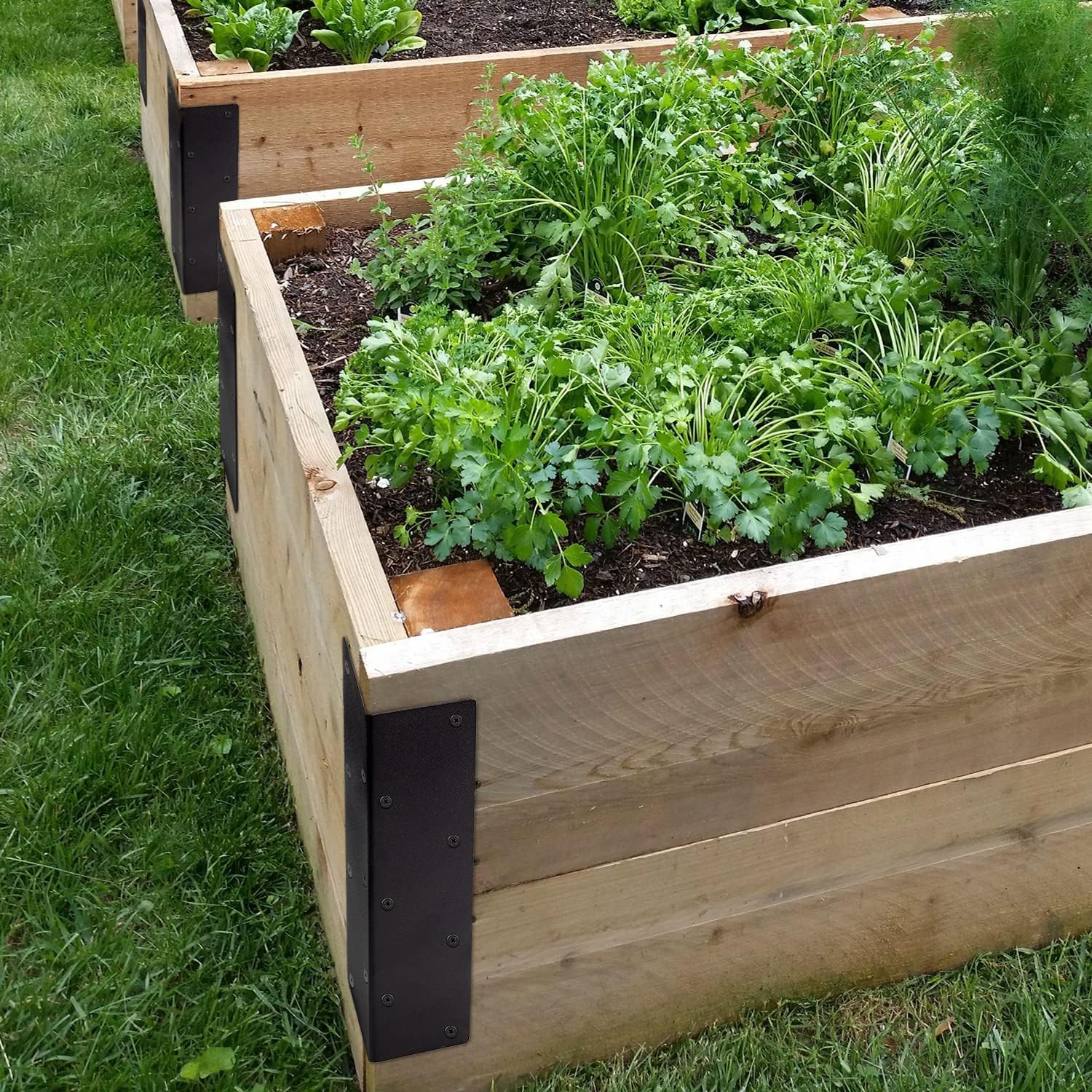 Powder Coating Raised Bed Brackets for Metal Planter Boxes and Vegetable Gardens