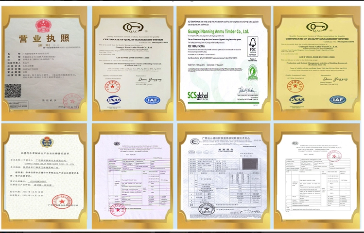 Laminated Melamine Paper Faced 18mm Melamine Faced Plywood