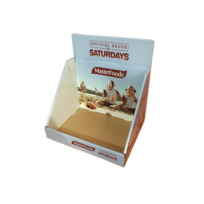 Retail Counter Display Carton Boxes Matt Lamination Varnish Coating Printed