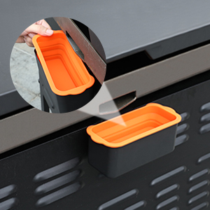 Power Coated Magnetic Wind Guards Hood and Side Shelf for Blackstone Griddle Themes