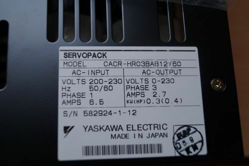 Cacr-Hr03bab12y60 YASKAWA Servo Drive Original New 3 Working Days Delivery 4