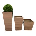 Waterproof unbreakable metal garden flower planter box outdoor