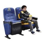 Comfortable Fireproof Armed Roll Up Theatre Seating Chairs / Cinema Seats