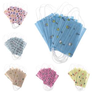 Quality 2 3 4 Ply Disposable Earloop Face Mask Antibacterial For Children wholesale