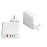 Mini Travel Type C 2 USB Ports Fast Charging 60w GAN Charger
