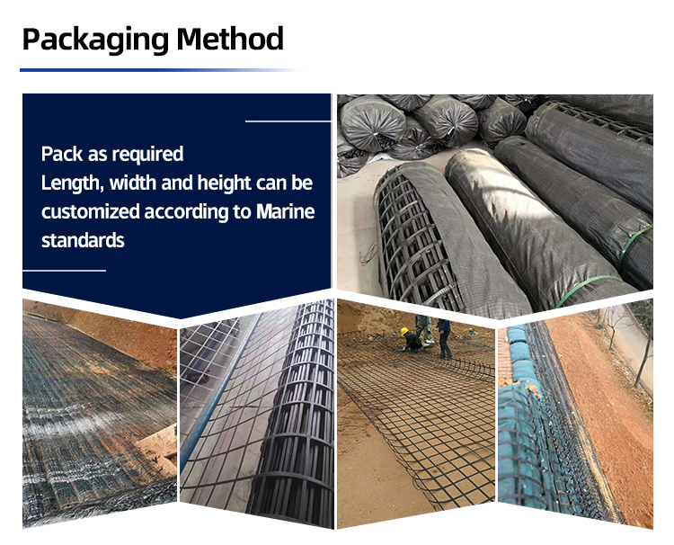 Traditional Design Road Construction Composite Geogrids for Anti-Corrosion and Highway