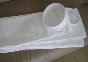 Quality Industrial Polyester Dust Collector Bags White High Filtration Precision wholesale