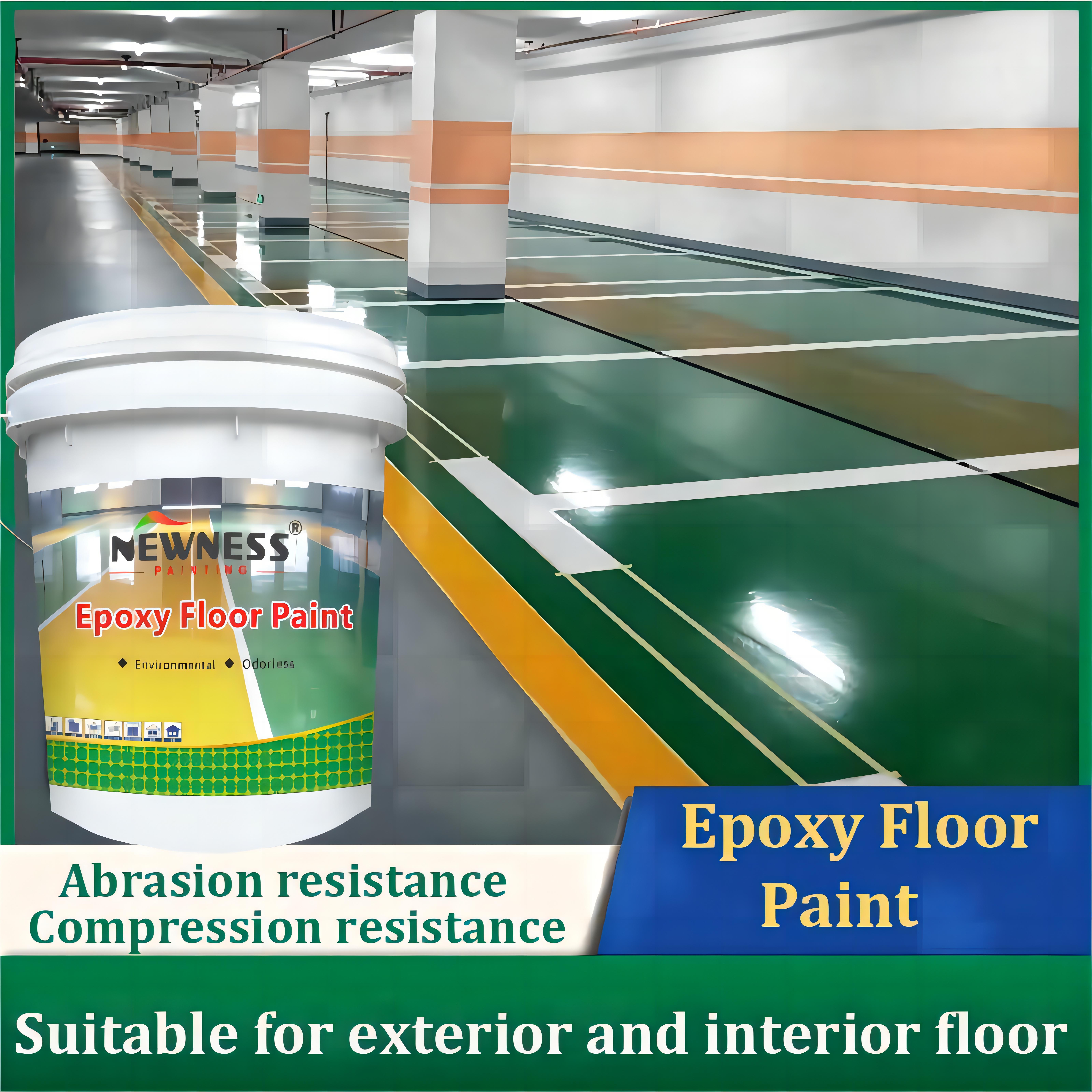 Two Components Anti Static Epoxy Resin Concrete Flooring Paint for Medical Facilities