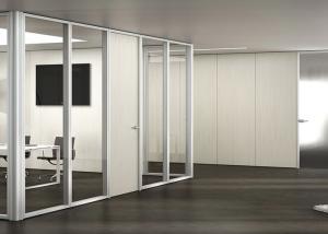 Quality Create A Modern Fire Rated Glass Partition Aesthetic Office Glass Partition Walls wholesale