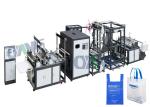 High Speed Eco Non Woven Bag Making Machine Zipper / T-shirt Bag Machine