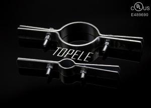Quality Zinc Plated Riser Pipe Clamp With Bolt , 1/2&quot; Pipe Holder UL Listed Products wholesale
