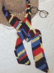 2017 wholesale assorted viscose ribbon seersucker Imitated silk neck scarf for