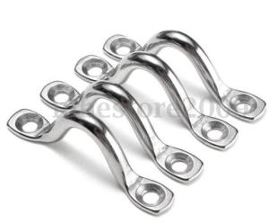 Quality Stainless Steel Top Pad Wire Eye Straps Loop Boat Plate Staple Ring wholesale
