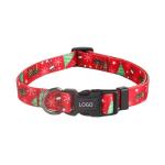 Dog Pet GiftsDog Polyester Christmas Custom Waterproof Pet Collar Adjustable