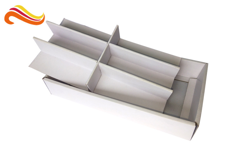 White Printing Corrugated Packaging Box With Luxury Custom Design Logo