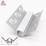 Angle Aluminium LED Strip Light Profile 0.8mm Thickness Sandblasting Finish