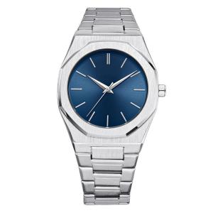 Quality 20mm Stainless Steel Quartz Movement Wrist Watch Timepiece 24cm Band Length wholesale