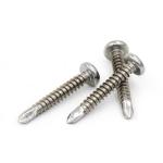 Stainless Steel Self Drilling Screw Round Head Self Tapping Metal Screws