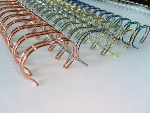 Quality High Grade Single Loop Wire Electroplated , 50mm Coated Binding Wire wholesale
