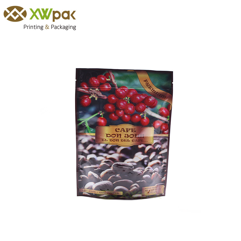 Plastic With k Stand Up Barrier Pouches , Cashew Nut Snack Food Packaging Bags