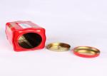 Full Color Printing Metal Coffee Bean Container Tins With Food Grade Tinplate