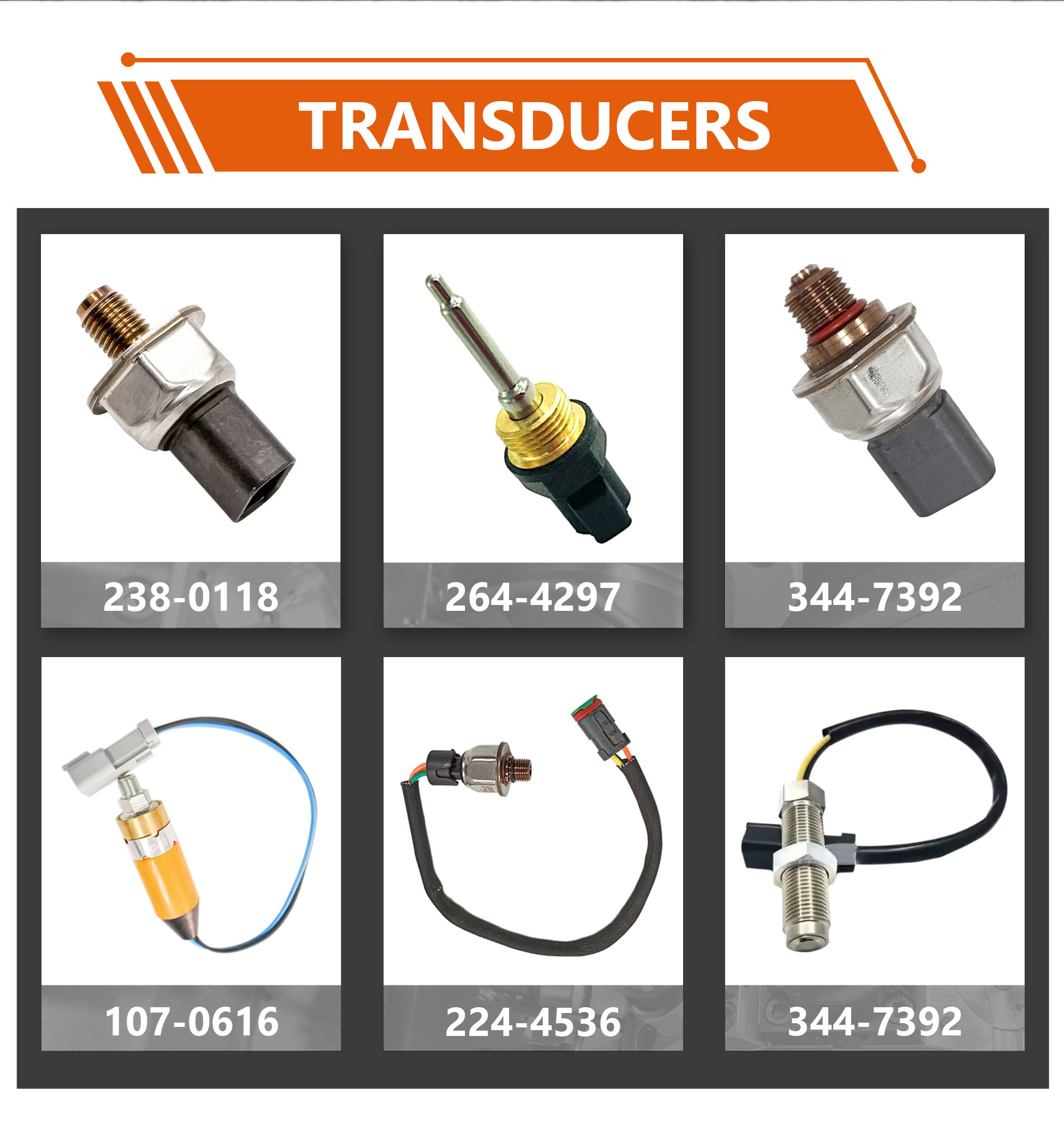 Excavator Pressure Switch Sensor 161-1703 Oil Sensor Excavator C9 Pressure Sensor
