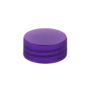 Quality Purple Universal Ribbed Plastic Bottle Caps For Shampoo Skincare Products And Cosmetics wholesale