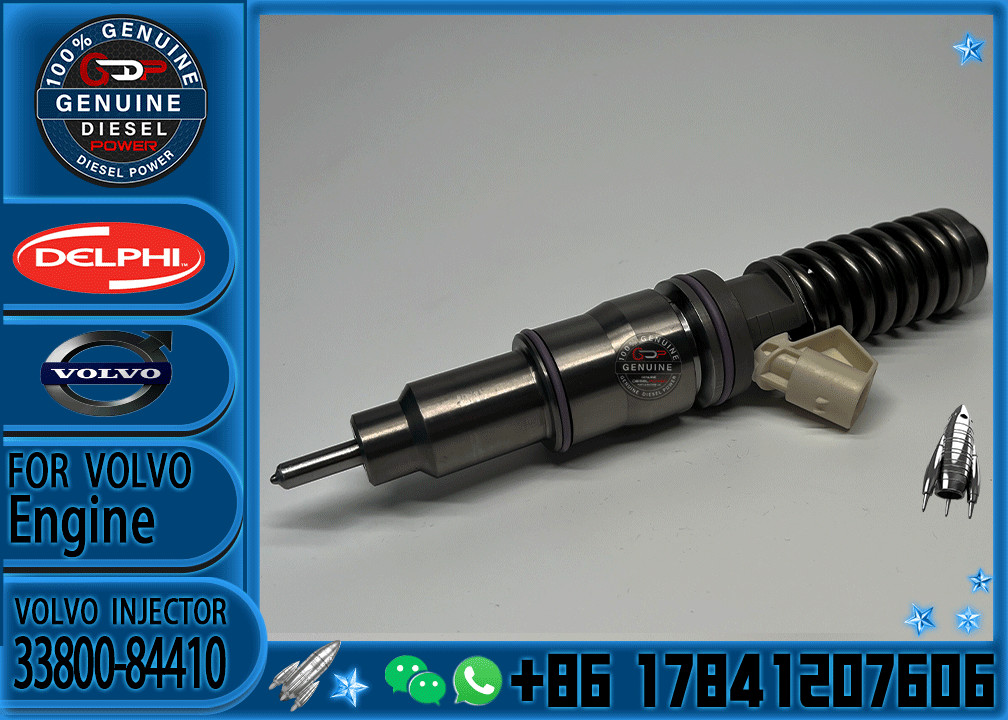 D6CB Diesel Engine Parts 3380084400 3380084410 Common Rail Injector 33800-84400 33800-84410