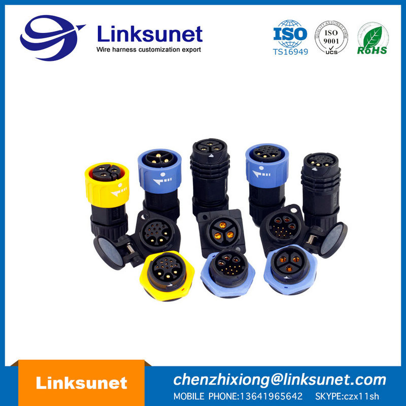 Four Point Crimp Type CTO Circular Connector Cable Assembly High Flex For New Energy Vehicles