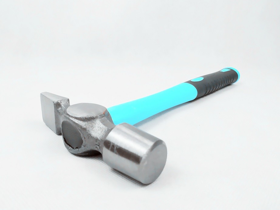 25MM Forged Carbon Steel Materials Cross Pein Hammer With Blue Color Grade A Plastic Handle (XL0176-Blue)