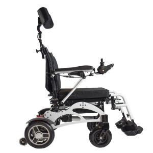 Quality Brush Motor Light Collapsible Electric Wheelchair 120KG Load wholesale