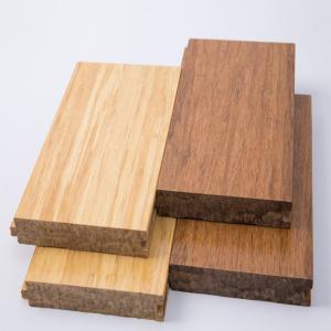 Quality Engineered Stranded Bamboo Flooring Handcrafted Natural Style Carbonized Click Joint wholesale