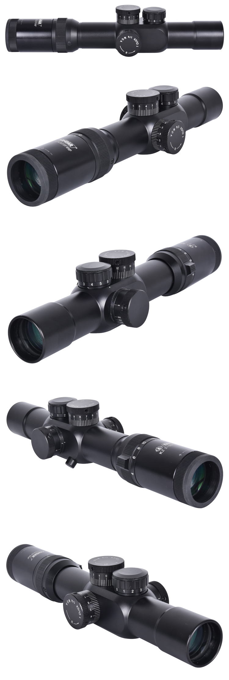 2-12x Magnification Black/Camouflage Side Focus IR Zero Lock First Focal Plane Sight