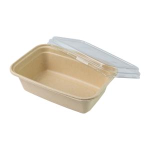 Quality 1250ml Disposable Biodegradable Containers With Lids , Bagasse Food Packaging wholesale