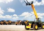 Diesel XCMG Telescopic Boom Forklift , 82KW Engine Power Rough Terrain Forklift