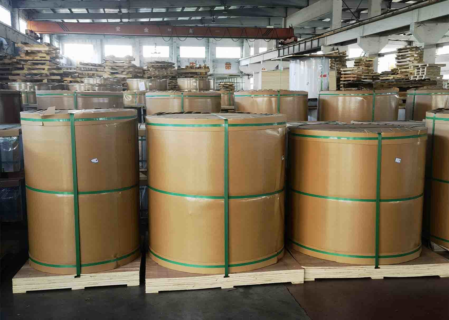 11-18 Inches Corrosion Resistant White Color Coated Aluminum Gutter Coil For Weather Protection And Building