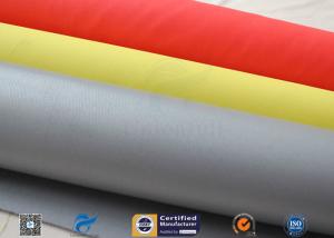 Quality Silicone Coated Fiberglass Fabric 28.3OZ 0.65MM Grey Fire Smoke Curtain Cloth wholesale