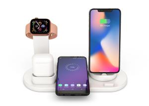 Quality OEM QI Standard 10W 3 In 1 QI Wireless Charger wholesale