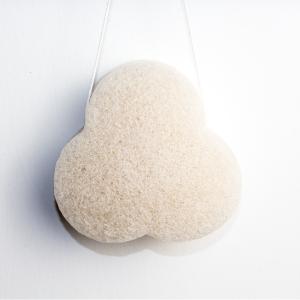 Quality 100% Natural Clover Shape Body Konjac Sponge For Blackheads wholesale