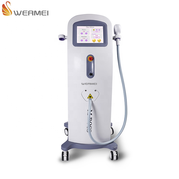 Fiber diode hair removal 3 Wavelength Diode Laser Hair Removal System 755nm 808nm 1064nm Beauty Care Device