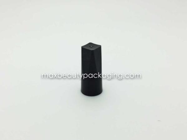 N1014 nail polish cap nail polish packaging plastic cap UV matte black cap uv