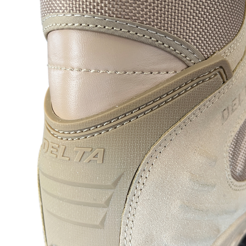 Mesh Lined Oxford Cloth and Genuine Leather Men's Walking Boots for Outdoor Activities