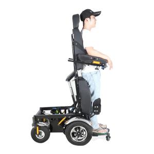 Quality Adjustable Medical Transport Wheelchair Foldable Electric Lightweight Wheelchair 101kg wholesale