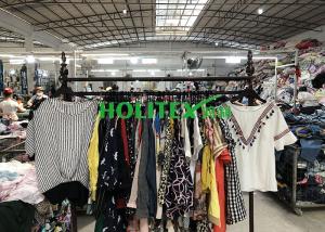 Quality Holitex Used Womens Clothing New York Style Ladies Cotton Blouse For Cambodia wholesale