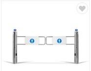 Quality hotsales sales Dual Mechanical Swing Gate Supermarket Swing Gate Access Control Swing Barrier Gate Tunrstile QSJCKQ wholesale