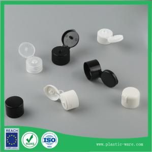 Quality white or black color bottle head 24/410 PP material Clamshell flip lids wholesale