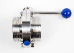 EPDM seat Full Bore 2'' Sanitary Butterfly Valves