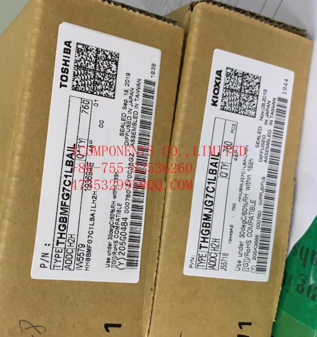 THGBMJG7C2LBAU8 TOSHIBA Flash Serial e-MMC 3.3V 128G-bit 153-Pin TFBGA I Temp